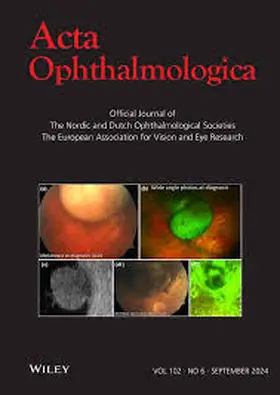  Acta Ophthalmologica | Zeitschrift |  Sack Fachmedien