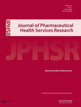  Journal of Pharmaceutical Health Services Research | Zeitschrift |  Sack Fachmedien