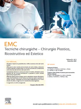  EMC - Tecniche chirurgiche - Chirurgia Plastica, Ricostruttiva ed Estetica | Zeitschrift |  Sack Fachmedien