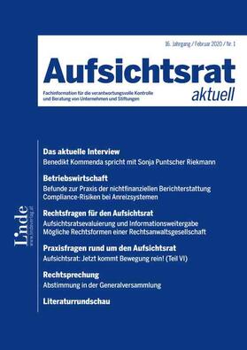  Aufsichtsrat aktuell | Zeitschrift |  Sack Fachmedien