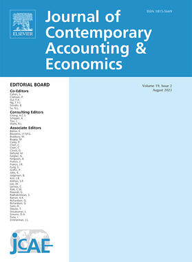  Journal of Contemporary Accounting and Economics | Zeitschrift |  Sack Fachmedien