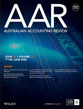  Australian Accounting Review | Zeitschrift |  Sack Fachmedien