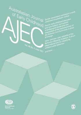  Australasian Journal of Early Childhood | Zeitschrift |  Sack Fachmedien