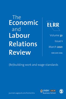  Economic and Labour Relations Review | Zeitschrift |  Sack Fachmedien