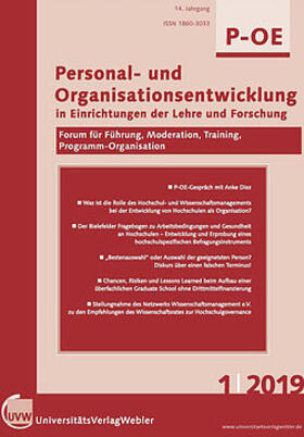  Personal- und Organisationsentwicklung in Einrichtungen der Lehre und Forschung (P-OE) | Zeitschrift |  Sack Fachmedien