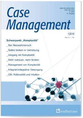 Dr. Bettina Roccor, Prof. Dr. Thomas Klie, Prof. Dr. Iren Bischofberger, Mona Frommelt, Prof. Dr. Ulrike Höhmann, Prof. Dr. P. Löcherbach, Dipl.-Psych. Dr. Michael Monzer, Prof. Dr. Claus Reis, Prof. Dr. Wolf Rainer Wendt |  CM - Case Management | Zeitschrift |  Sack Fachmedien