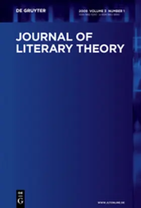 Hrsg. v. Jannidis, Fotis / Kindt, Tom / Köppe, Tilmann / Winko, Simone |  Journal of Literary Theory | Zeitschrift |  Sack Fachmedien