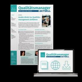  Der Qualitätsmanager aktuell (QM) | Zeitschrift |  Sack Fachmedien