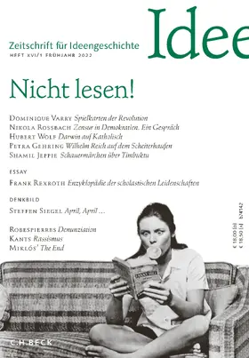  Zeitschrift für Ideengeschichte (ZIG) | Zeitschrift |  Sack Fachmedien