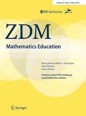 Editor-in-Chief: Gabriele Kaiser |  ZDM – Mathematics Education | Zeitschrift |  Sack Fachmedien