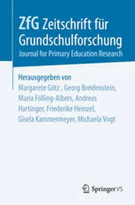  Zeitschrift für Grundschulforschung | Zeitschrift |  Sack Fachmedien