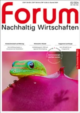  Forum nachhaltig wirtschaften | Zeitschrift |  Sack Fachmedien