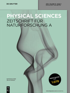 Zeitschrift für Naturforschung A | De Gruyter | Zeitschrift | sack.de