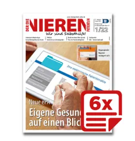 Bundesverband Niere e.V. |  Der Nierenpatient | Zeitschrift |  Sack Fachmedien