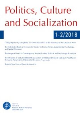 Christ'l De Landtsheer, Russell Farnen, Dan German, Henk Dekker |  PCS - Politics, Culture and Socialization | Zeitschrift |  Sack Fachmedien