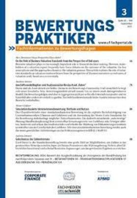 Bewertungs-Praktiker | Fachmedien Otto Schmidt KG | Zeitschrift | sack.de