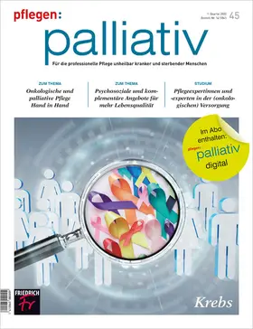  Pflegen: Palliativ | Zeitschrift |  Sack Fachmedien