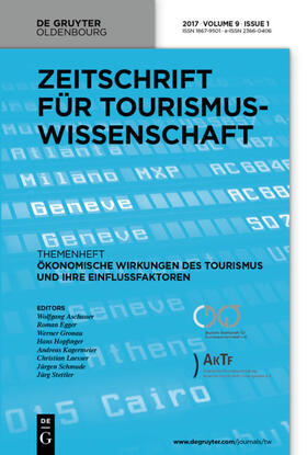 Zeitschrift für Tourismuswissenschaft | De Gruyter Oldenbourg | Zeitschrift | sack.de