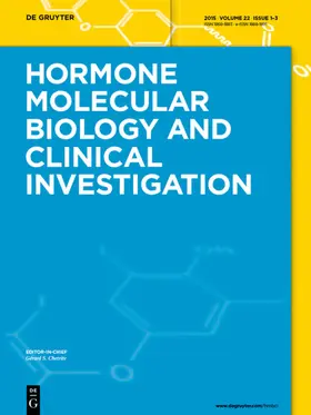 Editor-in-Chief: Chetrite, Gérard S. |  Hormone Molecular Biology and Clinical Investigation | Zeitschrift |  Sack Fachmedien