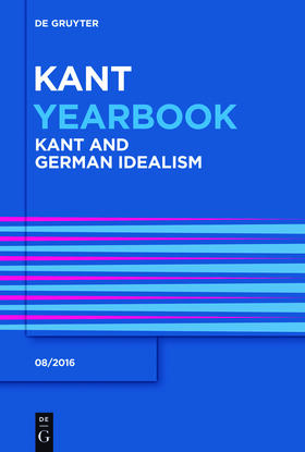 Editor-in-Chief: Heidemann, Dietmar |  Kant Yearbook | Zeitschrift |  Sack Fachmedien