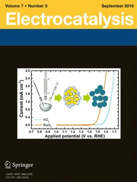 Editor-in-Chief: Gregory Jerkiewicz |  Electrocatalysis | Zeitschrift |  Sack Fachmedien