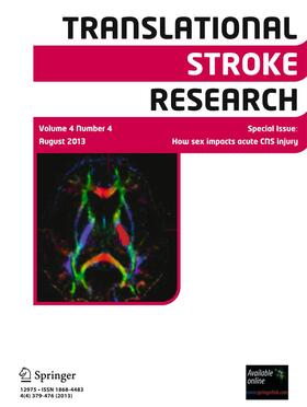  Translational Stroke Research | Zeitschrift |  Sack Fachmedien