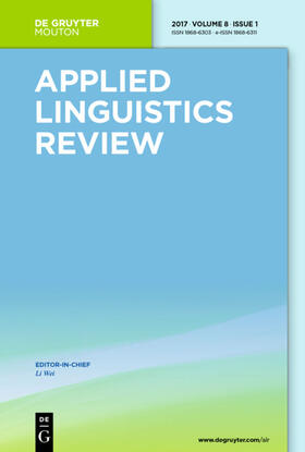 Editor-in-Chief: Wei, Li |  Applied Linguistics Review | Zeitschrift |  Sack Fachmedien