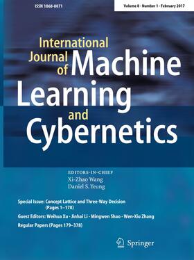  International Journal of Machine Learning and Cybernetics | Zeitschrift |  Sack Fachmedien