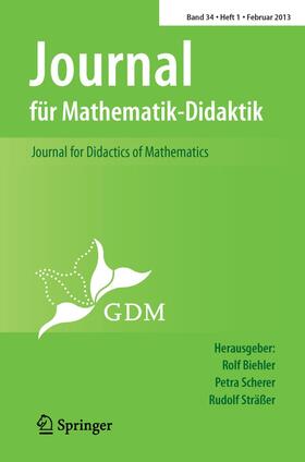  Journal für Mathematik-Didaktik | Zeitschrift |  Sack Fachmedien