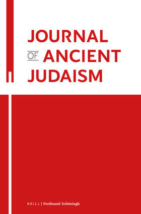  Journal of Ancient Judaism | Zeitschrift |  Sack Fachmedien