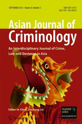  Asian Journal of Criminology | Zeitschrift |  Sack Fachmedien