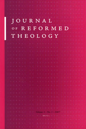  Journal of Reformed Theology | Zeitschrift |  Sack Fachmedien