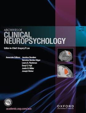  Archives of Clinical Neuropsychology | Zeitschrift |  Sack Fachmedien