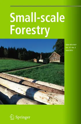 Editor-in-Chief: Brett J. Butler |  Small-scale Forestry | Zeitschrift |  Sack Fachmedien