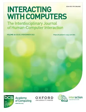  Interacting with Computers | Zeitschrift |  Sack Fachmedien