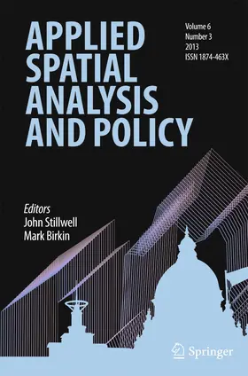  Applied Spatial Analysis and Policy | Zeitschrift |  Sack Fachmedien