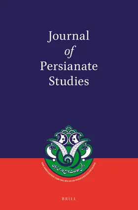  Journal of Persianate Studies | Zeitschrift |  Sack Fachmedien