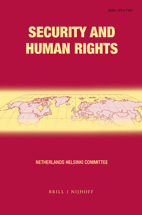 Security and Human Rights | Brill | Nijhoff | Zeitschrift | sack.de