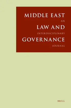 Middle East Law and Governance | Brill | Zeitschrift | sack.de