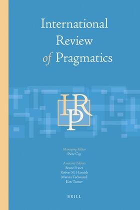  International Review of Pragmatics | Zeitschrift |  Sack Fachmedien