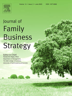 Journal of Family Business Strategy | Elsevier | Zeitschrift | sack.de