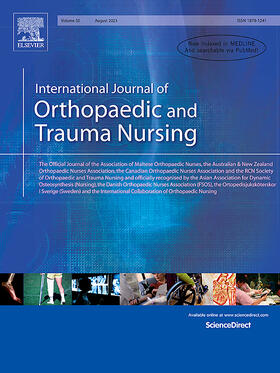 Editor in Chief: Dr. Julie Santy-Tomlinson, PhD |  International Journal of Orthopaedic and Trauma Nursing | Zeitschrift |  Sack Fachmedien