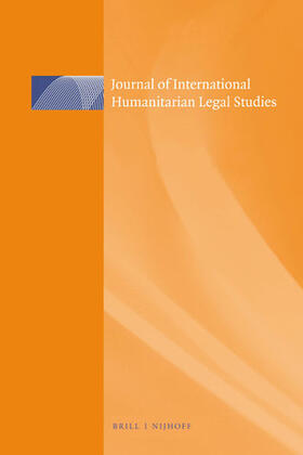  Journal of International Humanitarian Legal Studies | Zeitschrift |  Sack Fachmedien