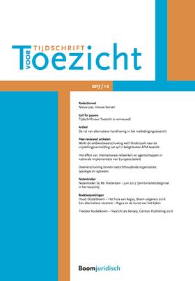  Tijdschrift voor Toezicht | Zeitschrift |  Sack Fachmedien