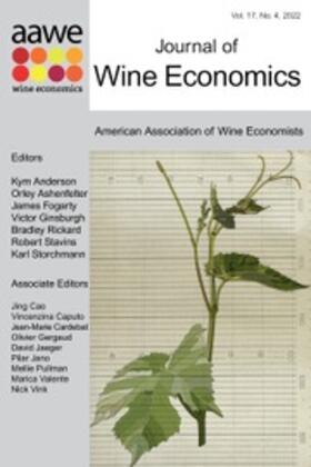  Journal of Wine Economics | Zeitschrift |  Sack Fachmedien