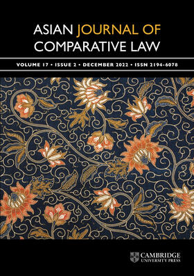 Asian Journal of Comparative Law | Zeitschrift |  Sack Fachmedien