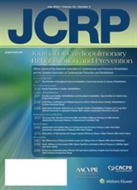 Journal of Cardiopulmonary Rehabilitation and Prevention | Lippincott | Zeitschrift | sack.de