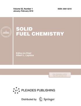 Editor-in-Chief: Albert L. Lapidus |  Solid Fuel Chemistry | Zeitschrift |  Sack Fachmedien