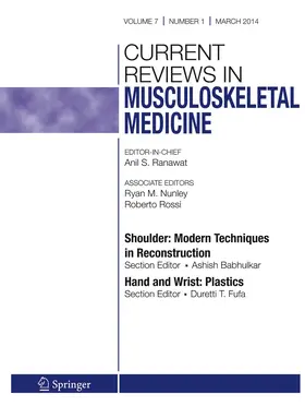  Current Reviews in Musculoskeletal Medicine | Zeitschrift |  Sack Fachmedien