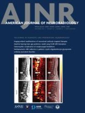 American journal of neuroradiology : AJNR | American Society of Neuroradiology | Zeitschrift | sack.de